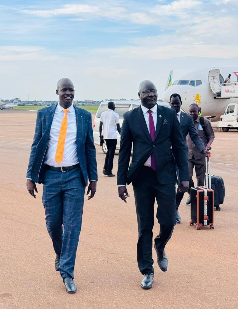 Hon. James Mawich Makuach Returns to Juba South Sudan  After Attending the 2nd Ethiopian Water and Energy Week in Addis Ababa