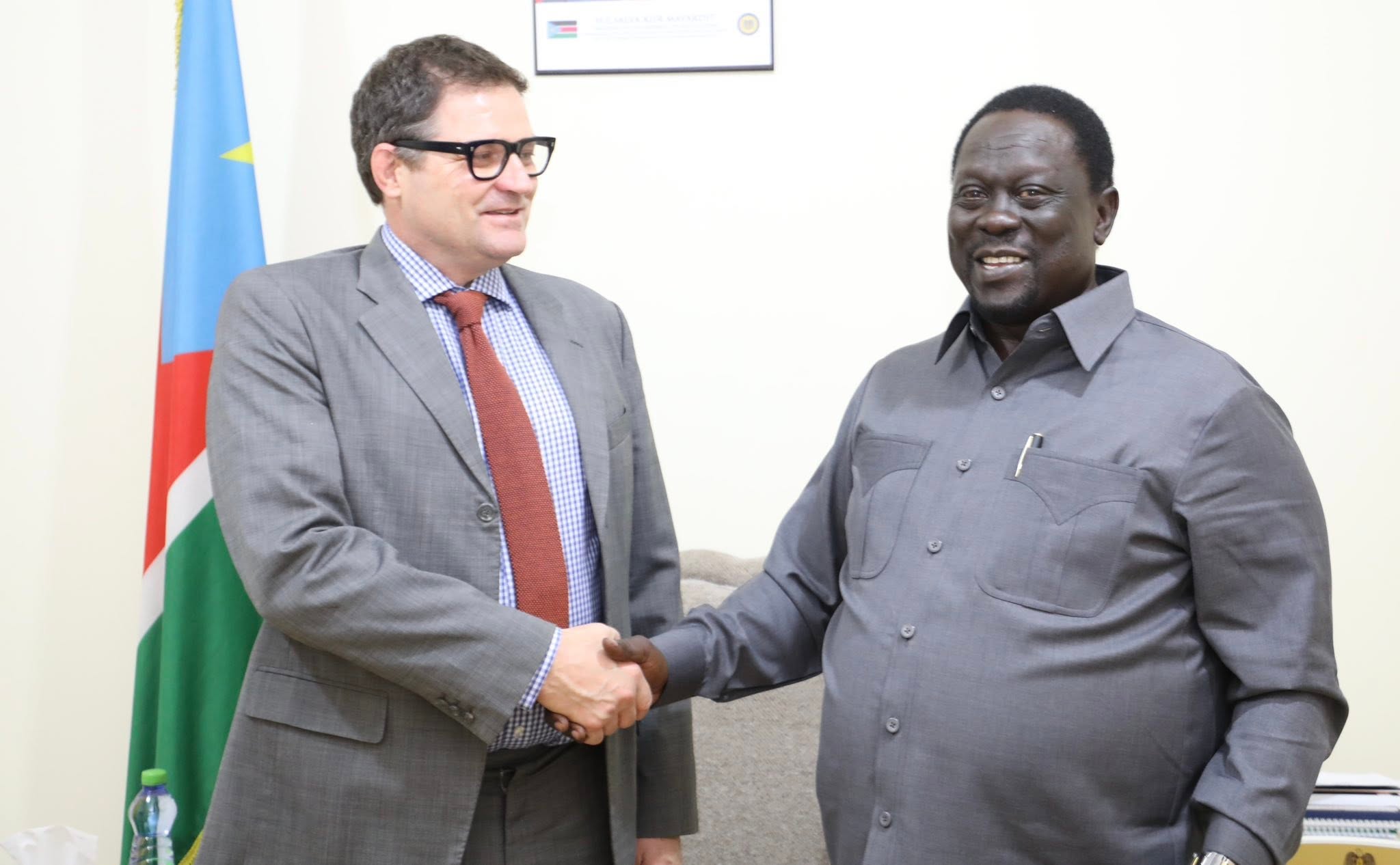 VP Abdelbagi & UNMISS Official Discuss 2026 Elections
