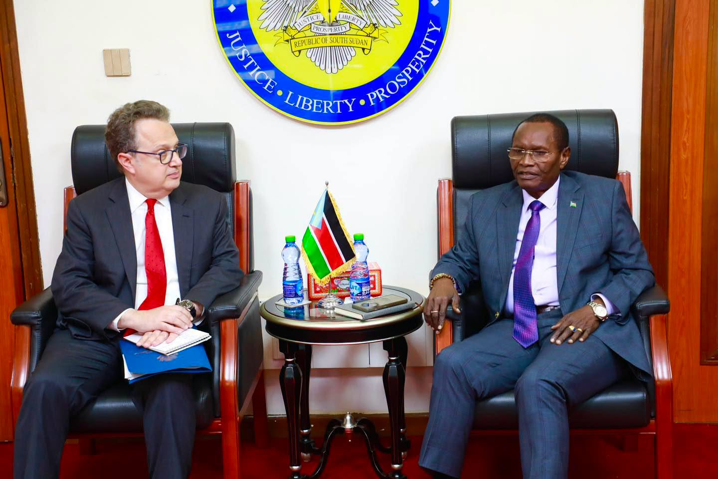 South Sudan &amp; United States Discuss Areas Of Mutual Interest