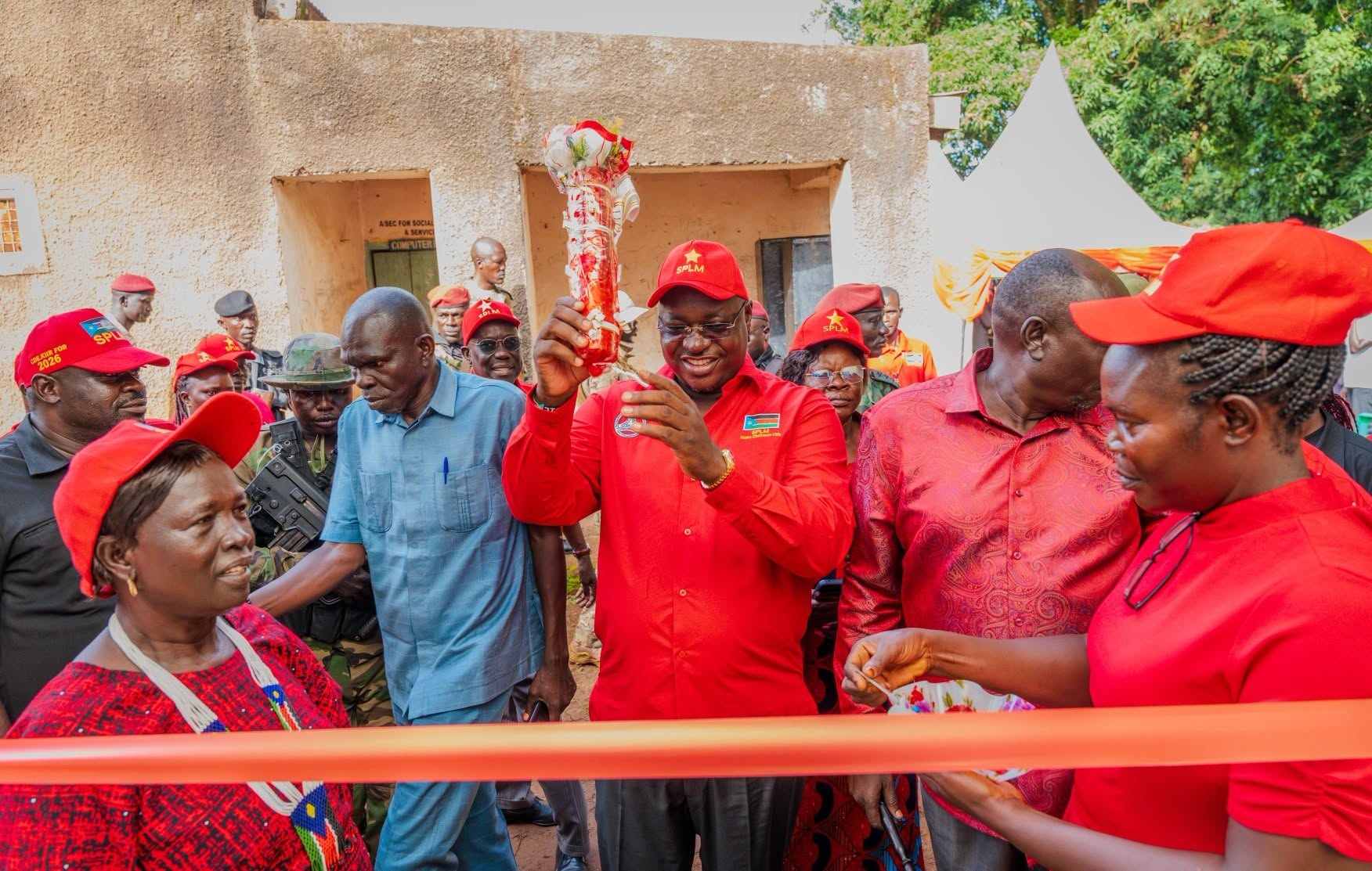 Governor Adil Receives Massive Welcome In Yei River County