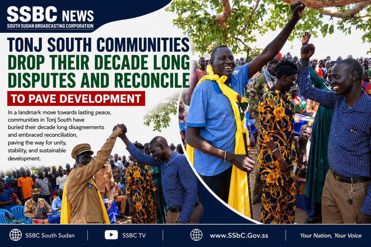 Tonj South communities have finally buried their decade-long disagreements over disputed water and grazing zones and embraced reconciliation to pave the way for development.