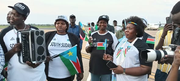 South Sudan Basketball Team Receives Hero’s Welcome