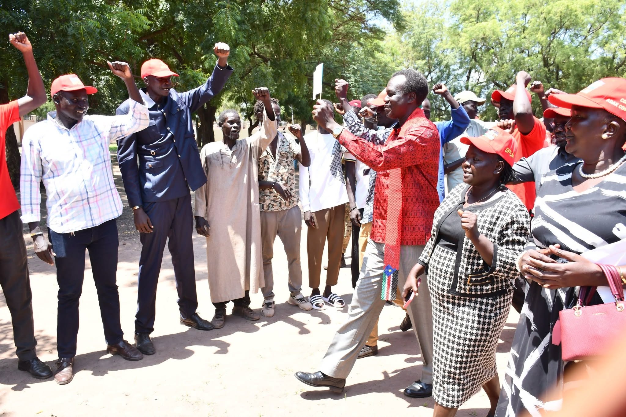 SPLM SG Donates Motorbikes & Food Items To Lakes State Youth League & Teachers