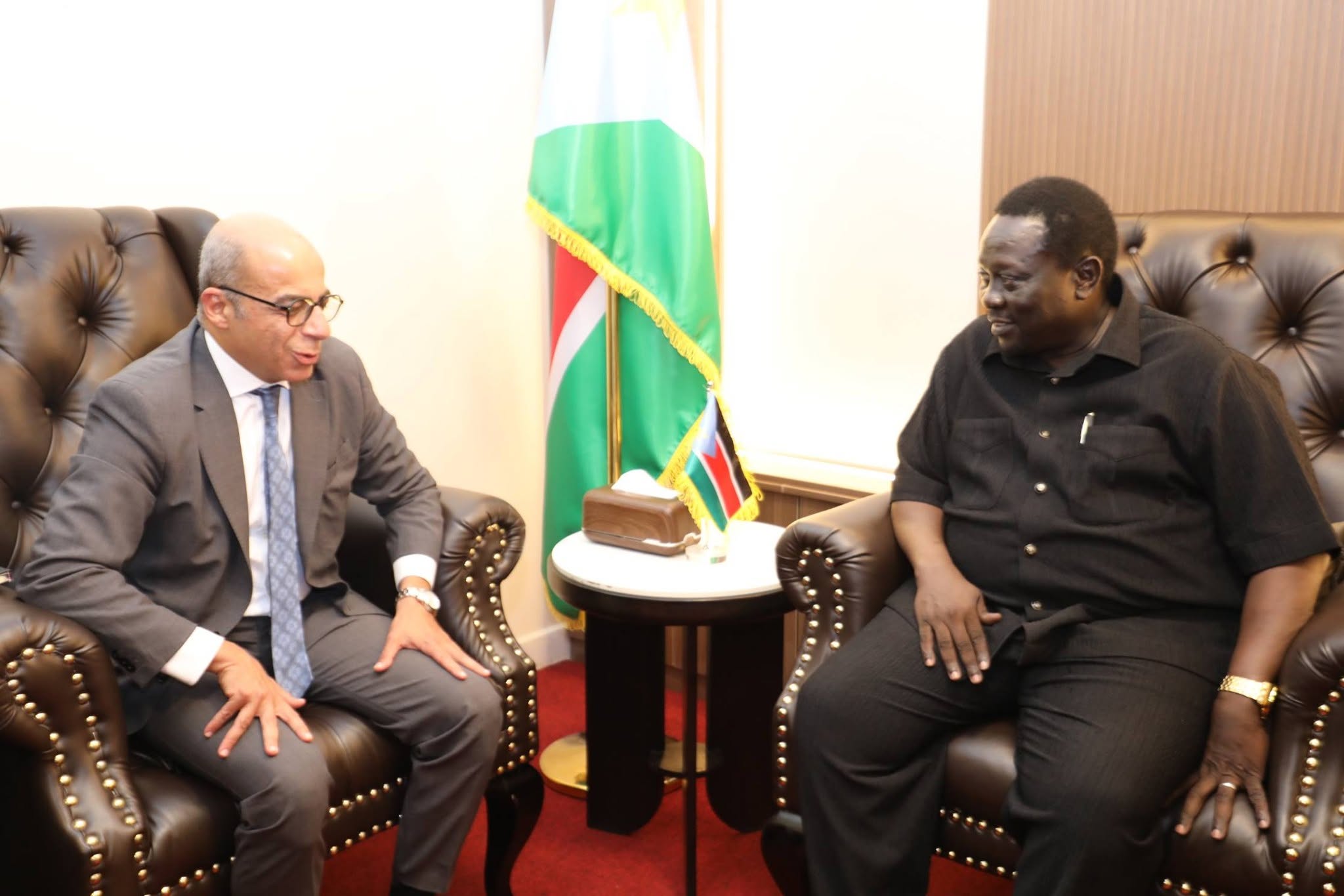 Abdelbagi, Egyptian Envoy Discuss Bilateral Relations