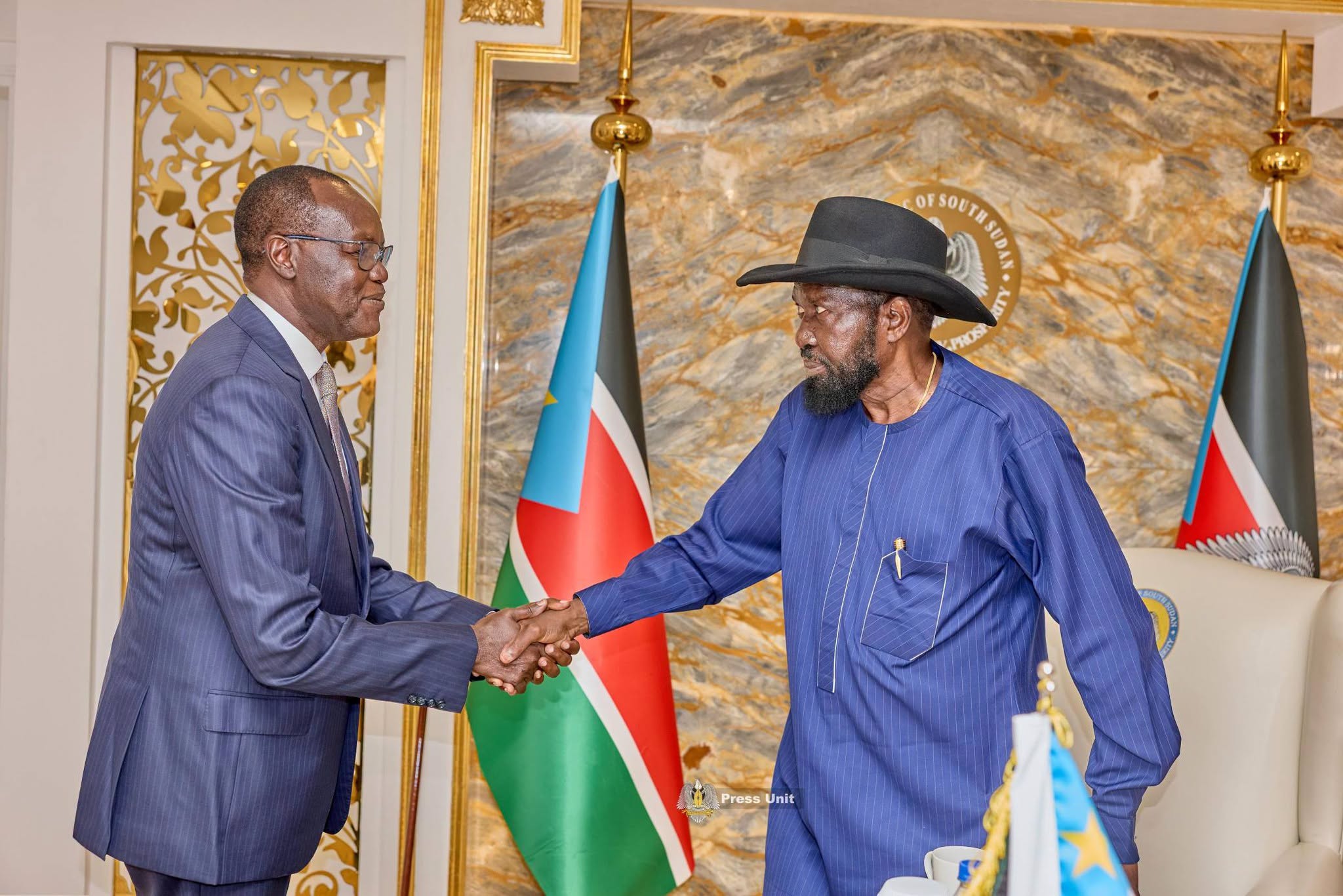 Caretaker Finance Minister Briefs President Kiir On Current Economic Situation