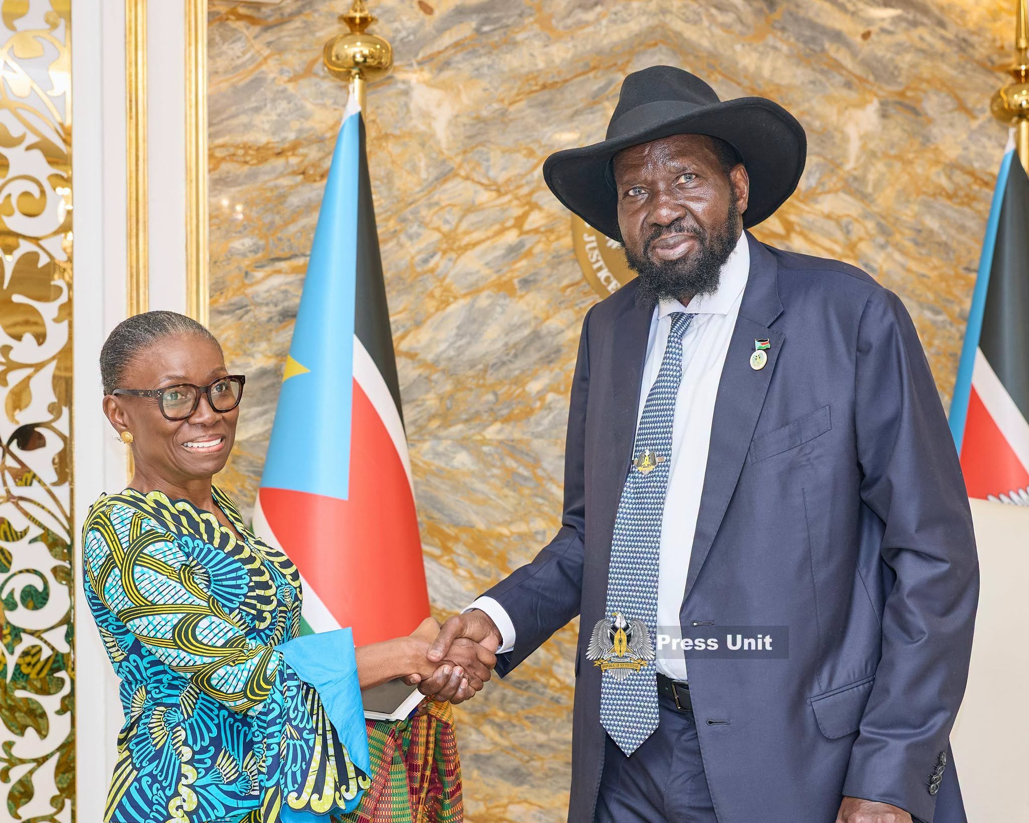 VOTER REGISTRATION MATERIALS PRESENTED AS PRESIDENT MEETS UNMISS CHIEF OVER DIALOGUE