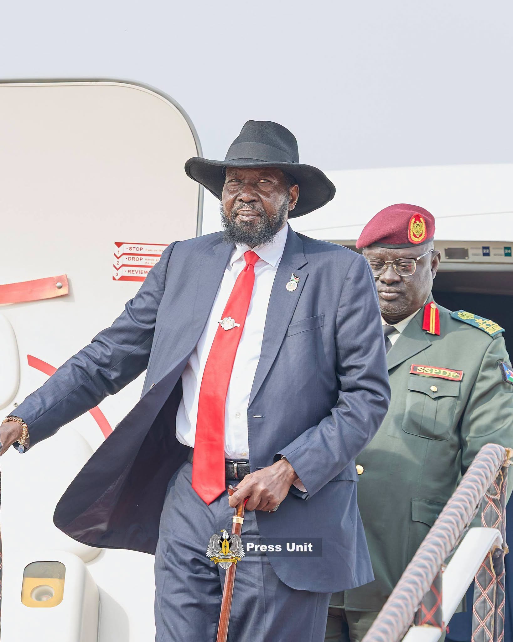 PRESIDENT KIIR RETURNS FROM NAIROBI, PRETORIA TALKS ON SECURING SUPPORT FOR POLLS