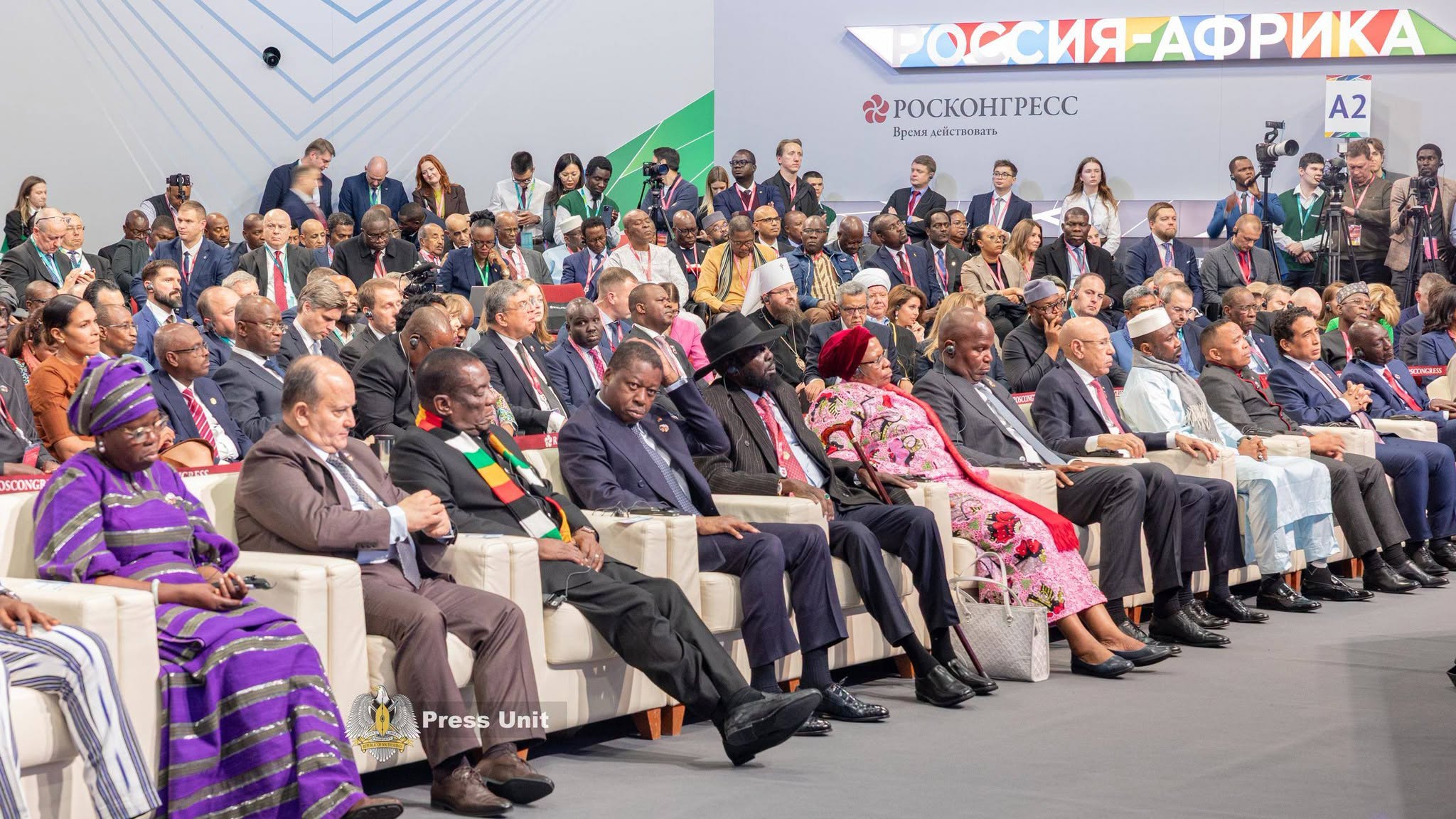 PRESIDENT KIIR ATTENDS THIRD RUSSIA–AFRICA SUMMIT IN MOSCOW
