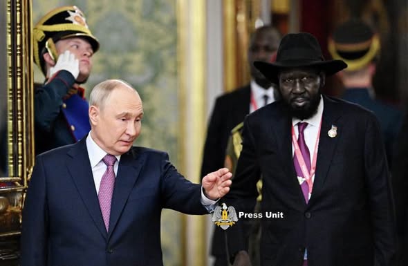 PRESIDENT KIIR MEETS PUTIN IN MOSCOW ON SOUTH SUDAN-RUSSIA ECONOMIC PARTNERSHIP