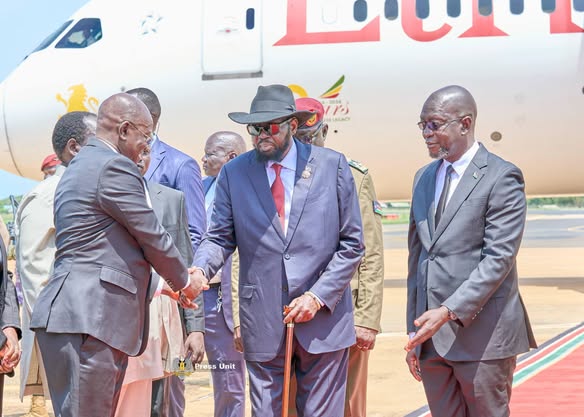 President Kiir Returns To Juba After Participating At Russia-Africa Summit In Moscow