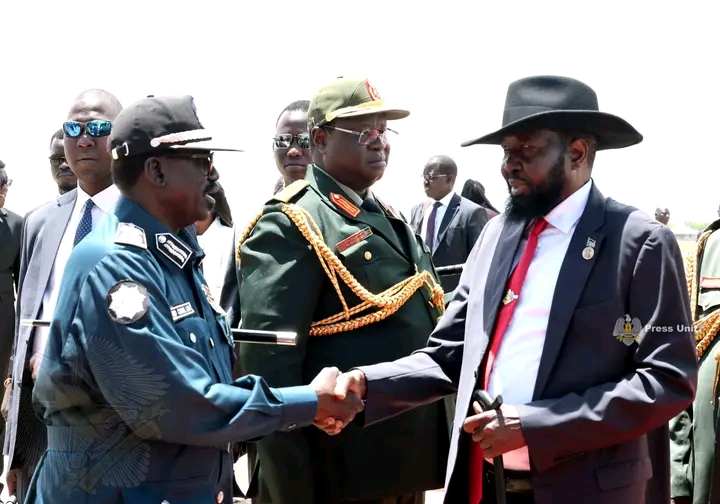 PRESIDENT KIIR RETURNS FROM ETHIOPIA