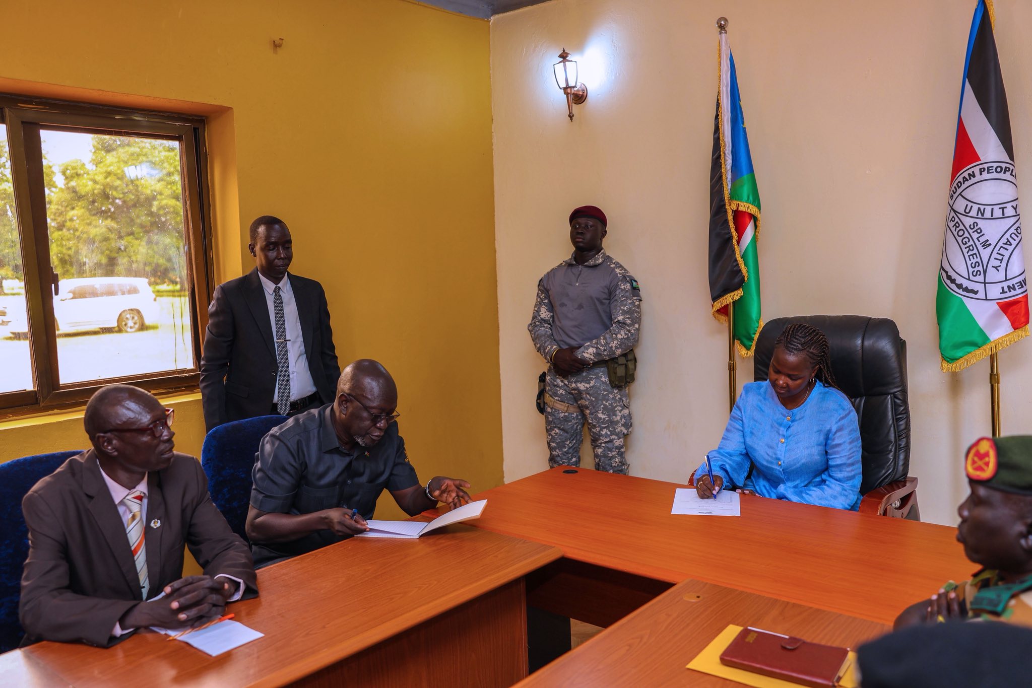 SPLM CADRES HOST HON. ADUT KIIR IN MARIDI