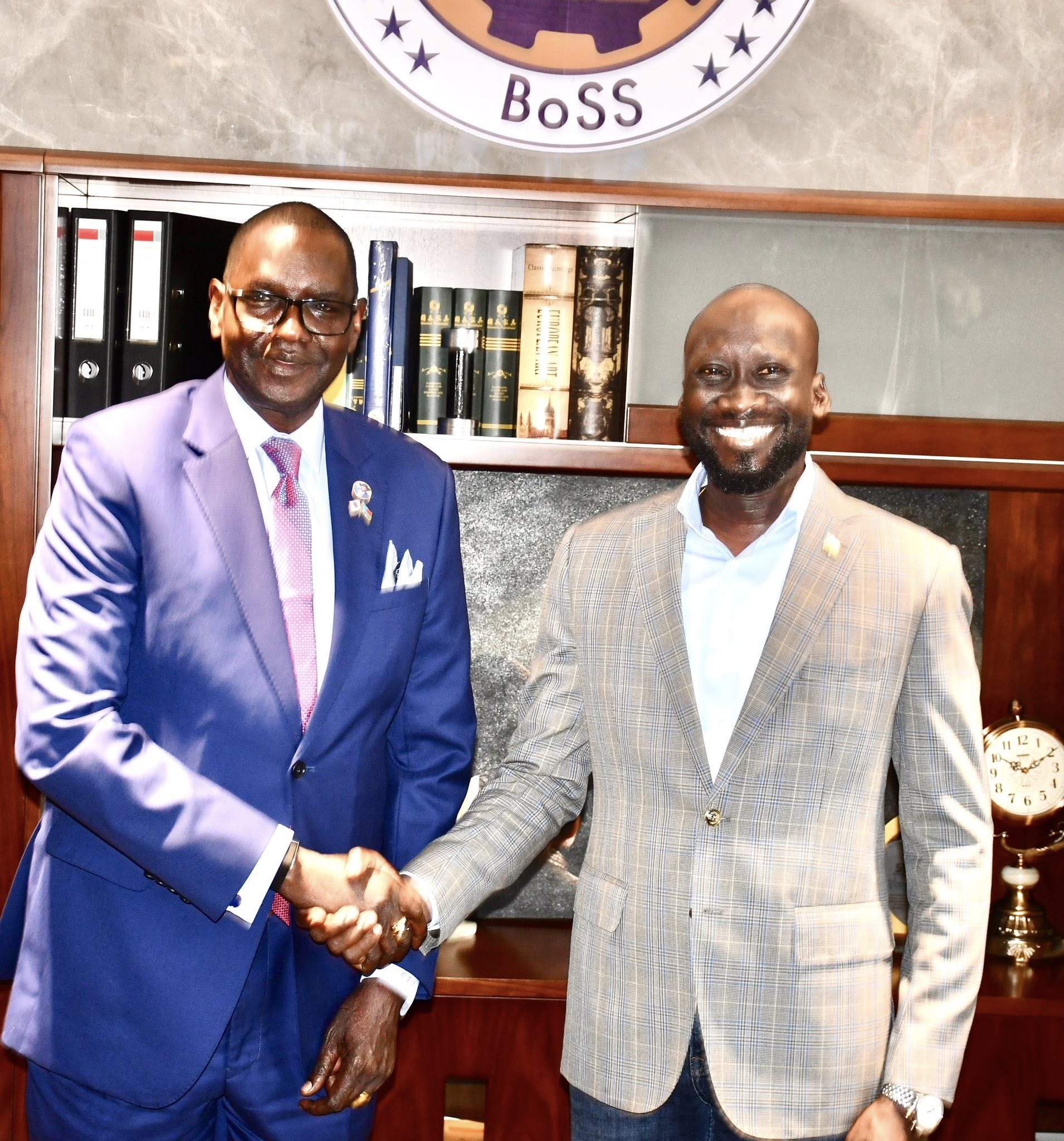 Pibor Chief Administrator meets  Central Bank Governor to discuss areas of corporations