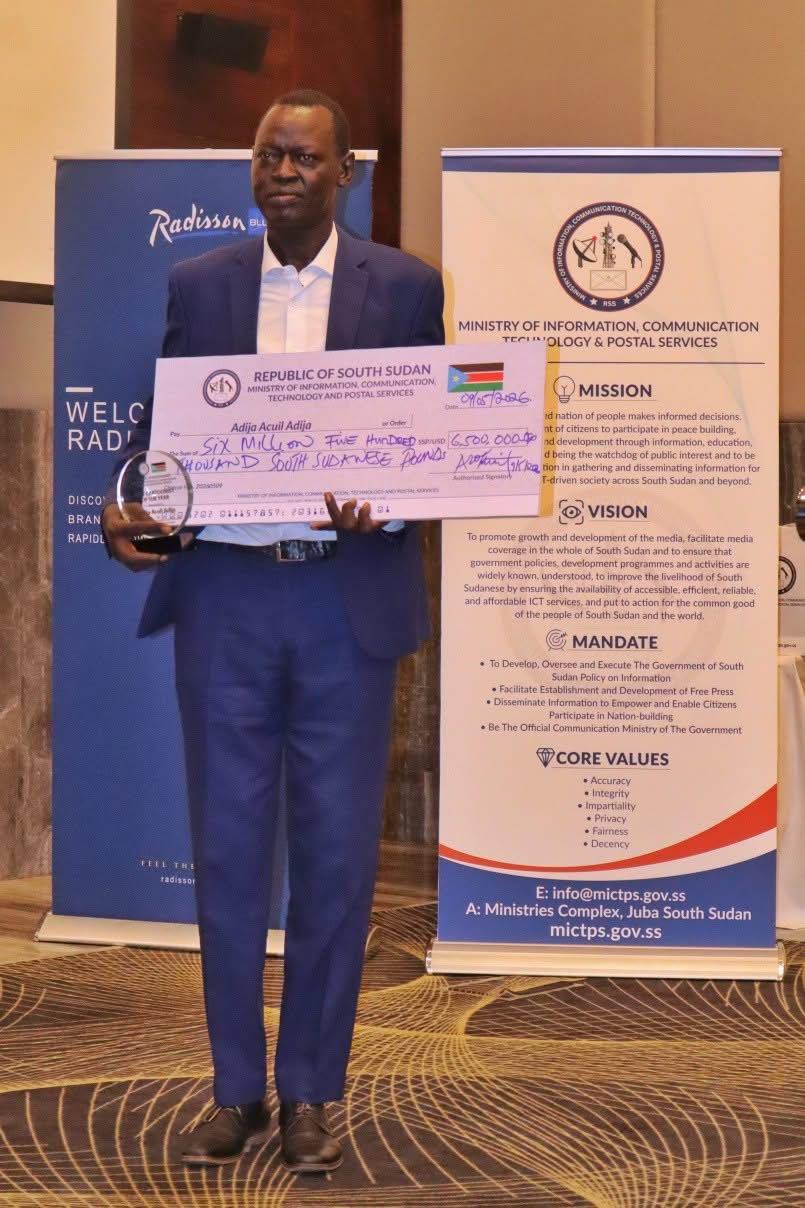 ICT&PS MINISTER ATENY HONORS DISTINGUISHED MEDIA PERSONALITIES AT A DINNER
