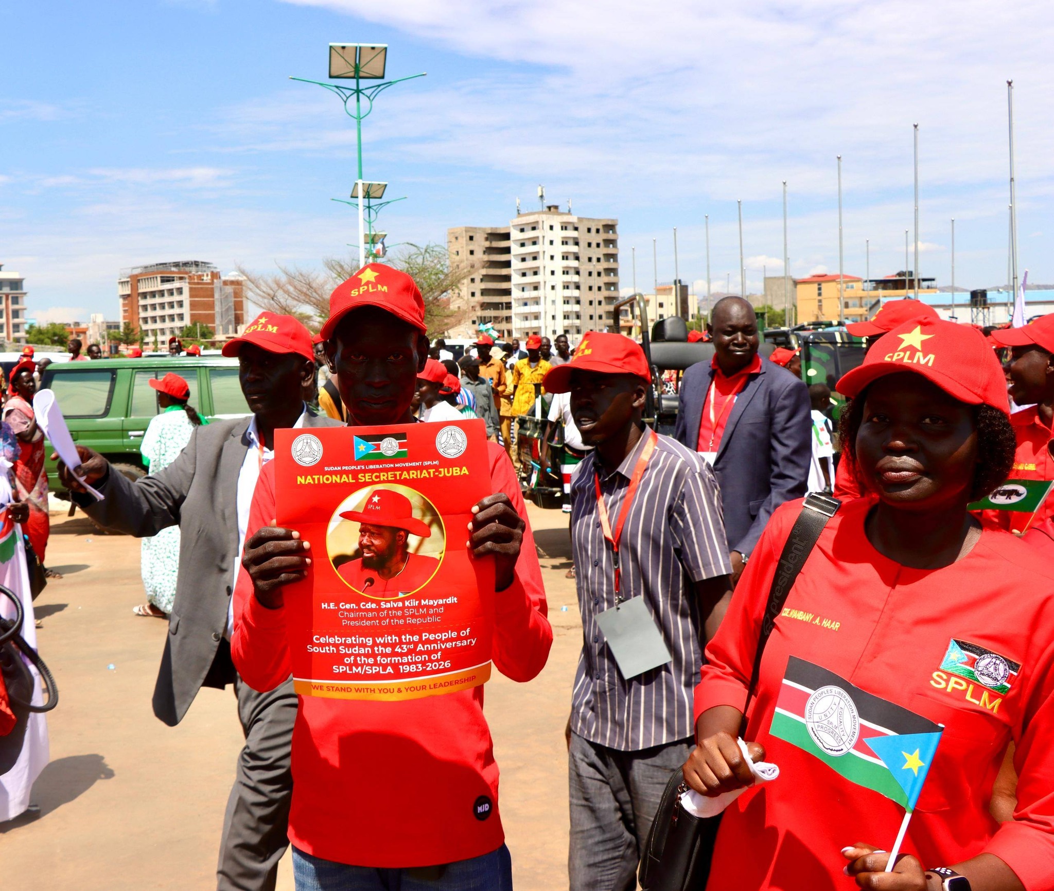 SPLM WELCOMES H.E. PRESIDENT SALVA KIIR MAYARDIT UPON RETURN FROM KAMPALA