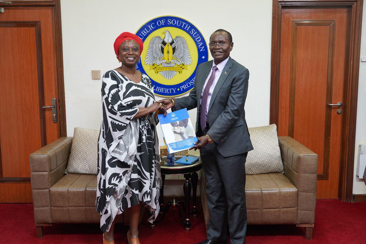 The Honourable Ambassador Dr. James Pitia Morgan, Minister of Foreign Affairs and International Cooperation received Copies of Credentials from Ms. Mu