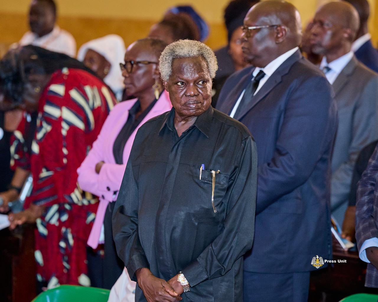 PRESIDENT KIIR PAYS TRIBUTE TO LATE FORMER CHIEF JUSTICE AMBROSE RIINY THIIK