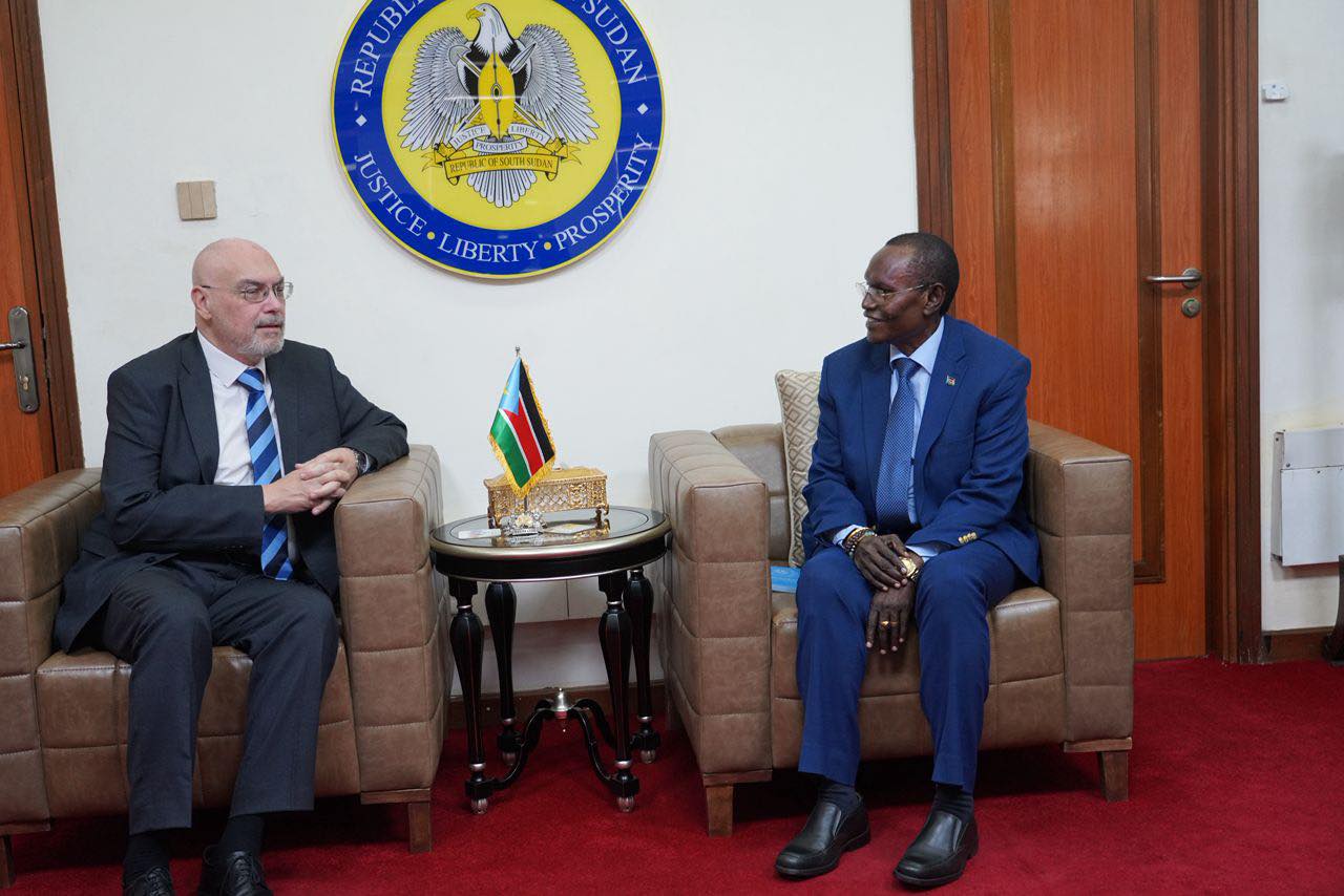 The Honourable Ambassador Dr. James Pitia Morgan, Minister of Foreign Affairs and International Cooperation received H.E. Ambassador Metin Ergin, Head
