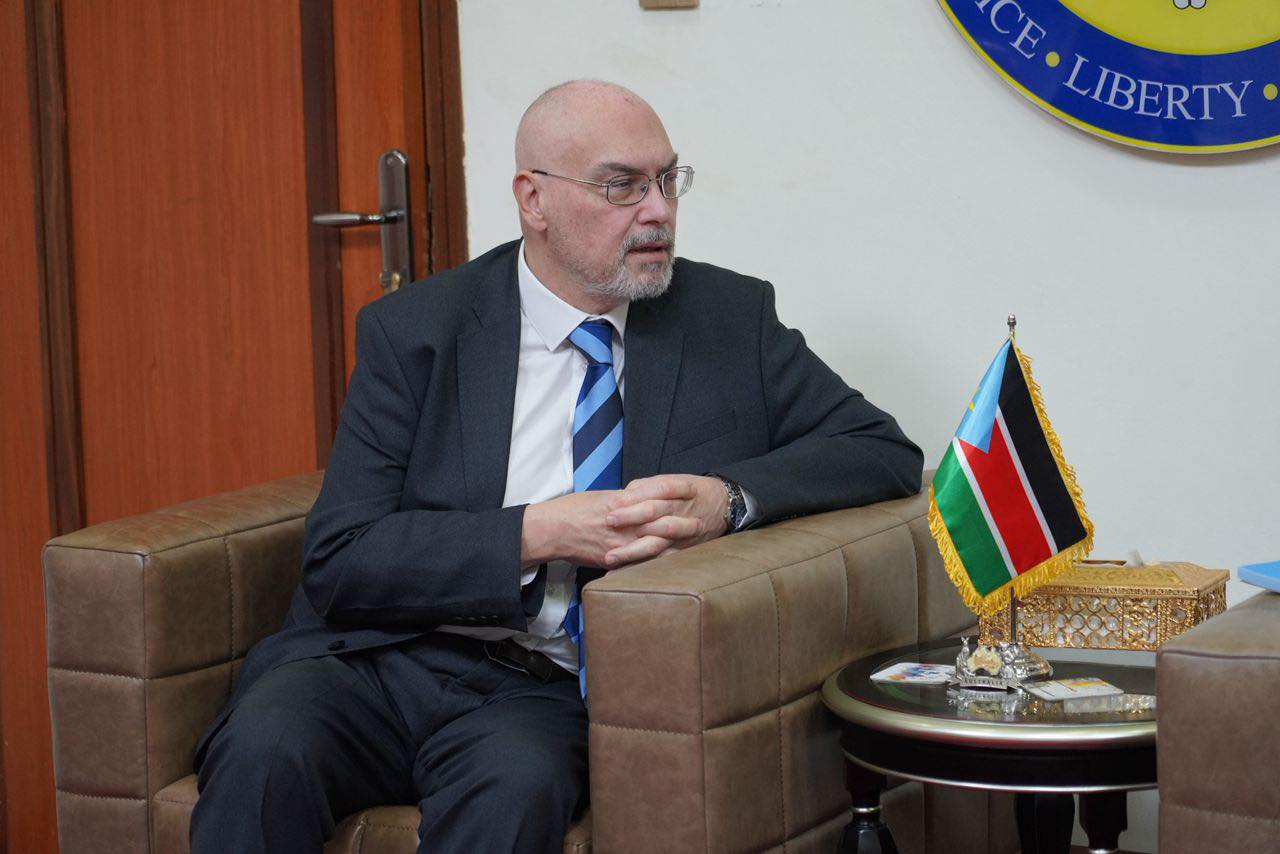 The Honourable Ambassador Dr. James Pitia Morgan, Minister of Foreign Affairs and International Cooperation received H.E. Ambassador Metin Ergin, Head