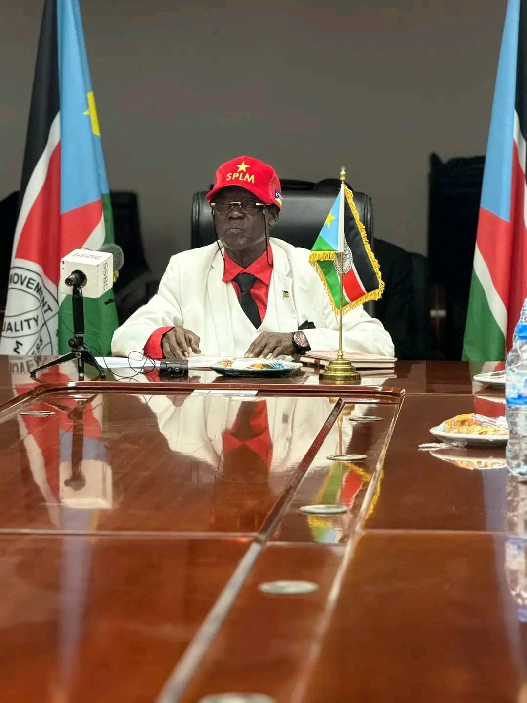 Upper Nile State Governor James Koang Chuol Sworn In as the State SPLM Chairperson