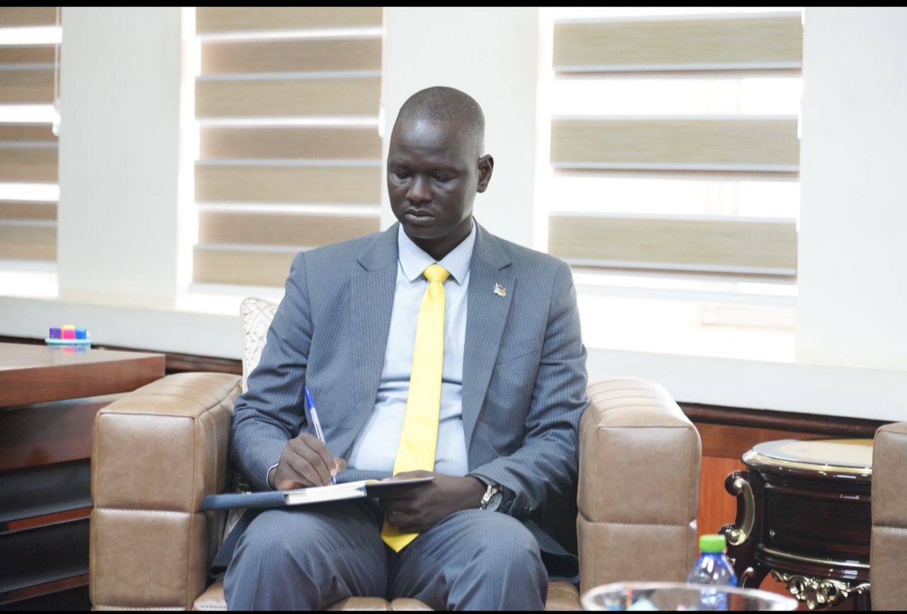 Hon. Amb. Dr. James Pitia Morgan, Minister of Foreign Affairs and International Cooperation, received H.E. Amb. Alfred Musemuna
