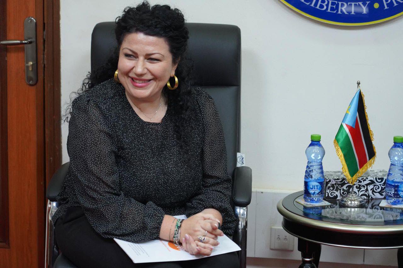 Hon. Amb. Dr. James Pitia Morgan, Minister of Foreign Affairs and International Cooperation held a meeting with Ms. Renata Tallarico, Country Deputy R