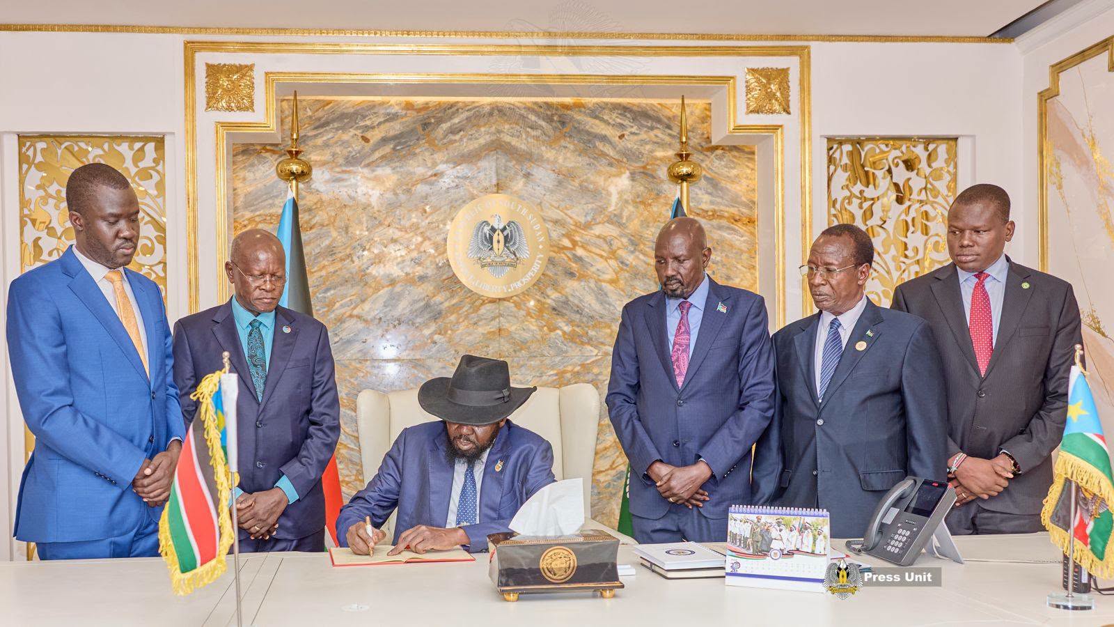 President of the Republic, His Excellency Salva Kiir Mayardit, on Friday assented to the East African Community