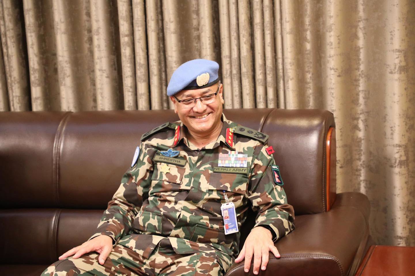 Hon. Amb. Akuei Bona Malwal, Deputy Minister of Foreign Affairs and International Cooperation received a courtesy visit from Major General Ganesh Shre
