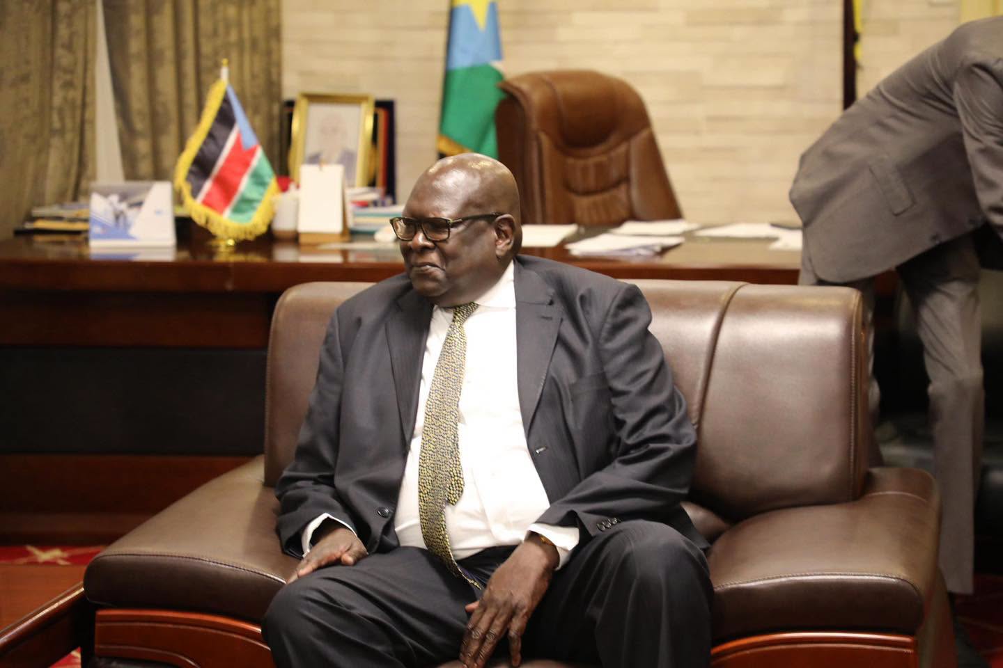 Hon. Amb. Akuei Bona Malwal, Deputy Minister of Foreign Affairs and International Cooperation received a courtesy visit from Major General Ganesh Shre
