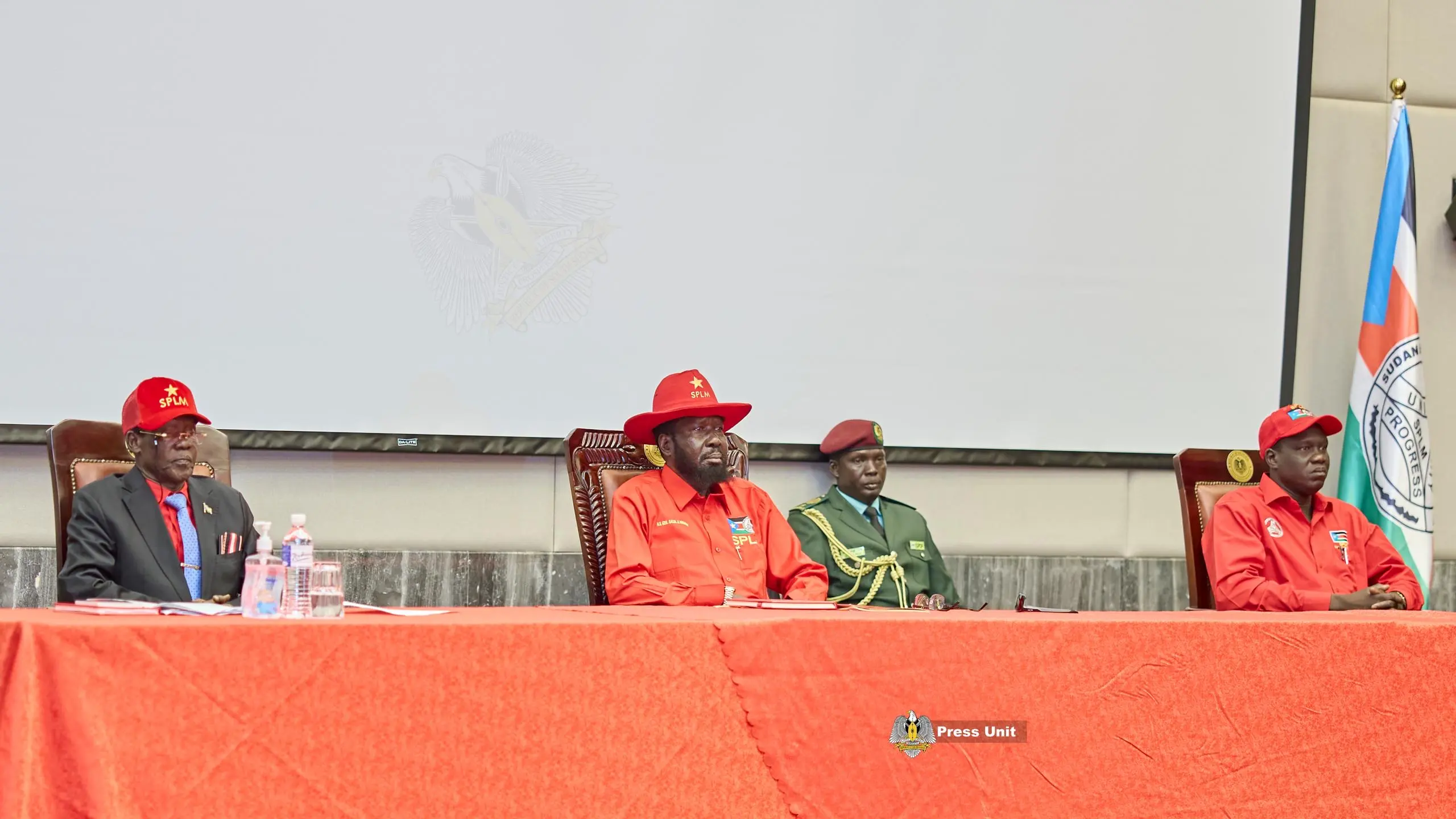 SPLM Chairman and President of the Republic, H.E. Salva Kiir Mayardit, has declared the Sudan People's Liberation Movement ready to lead South Sudan i