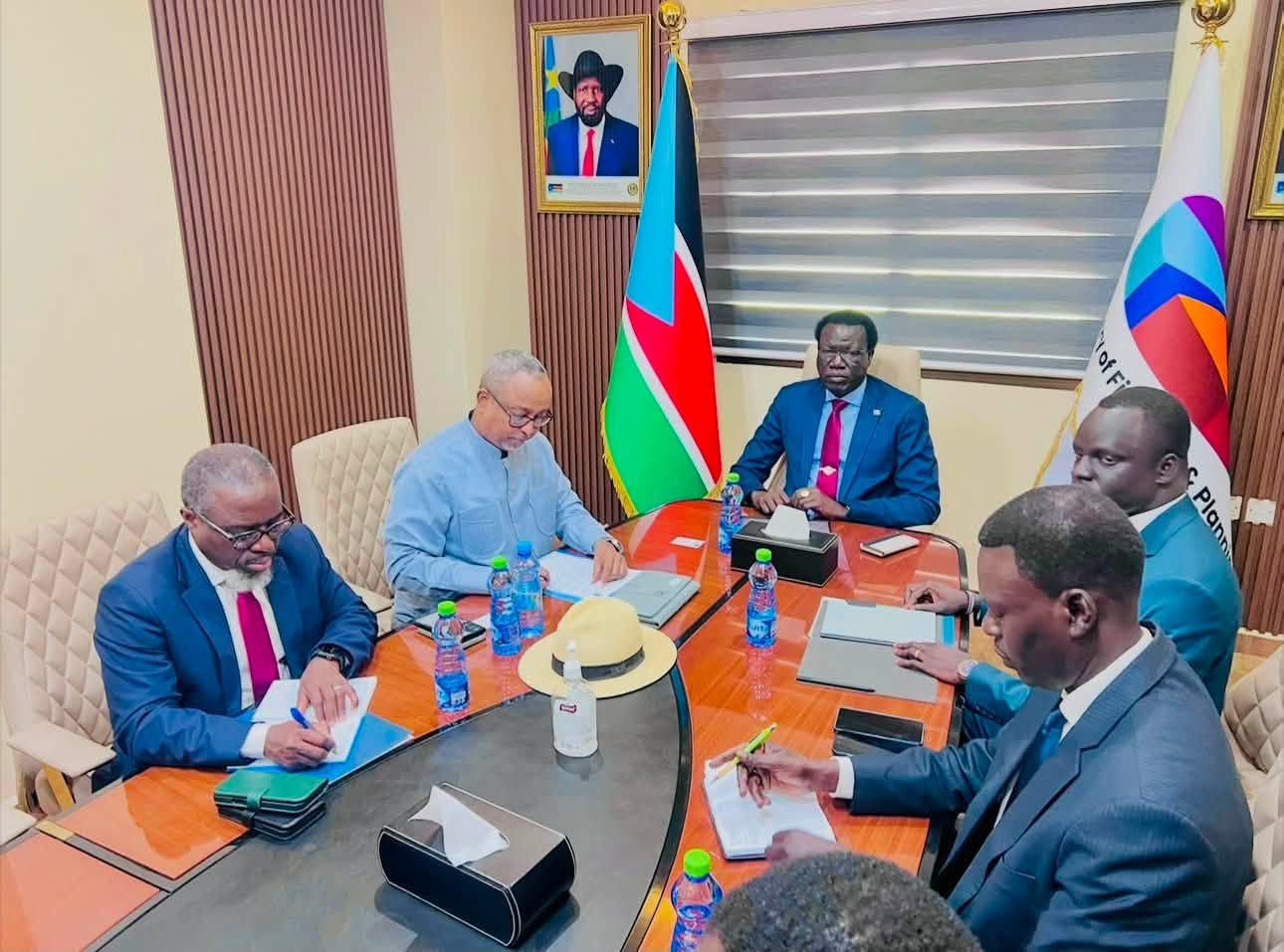 UNDP Resident Representative meets  Minister Ayulo to discuss  Progress on Economic Reforms