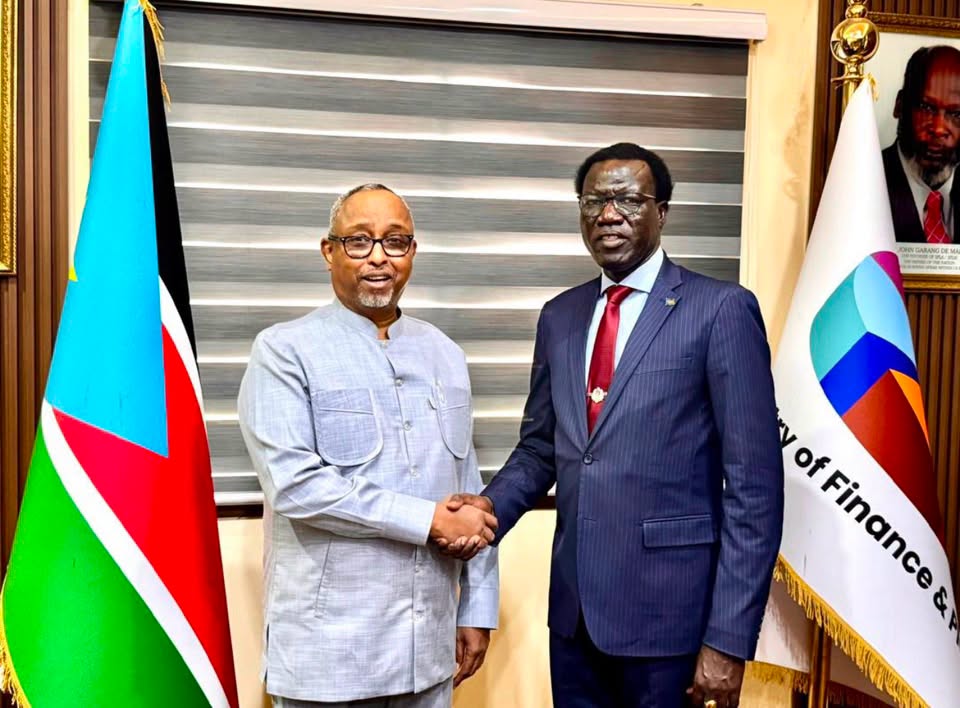 UNDP Resident Representative meets  Minister Ayulo to discuss  Progress on Economic Reforms