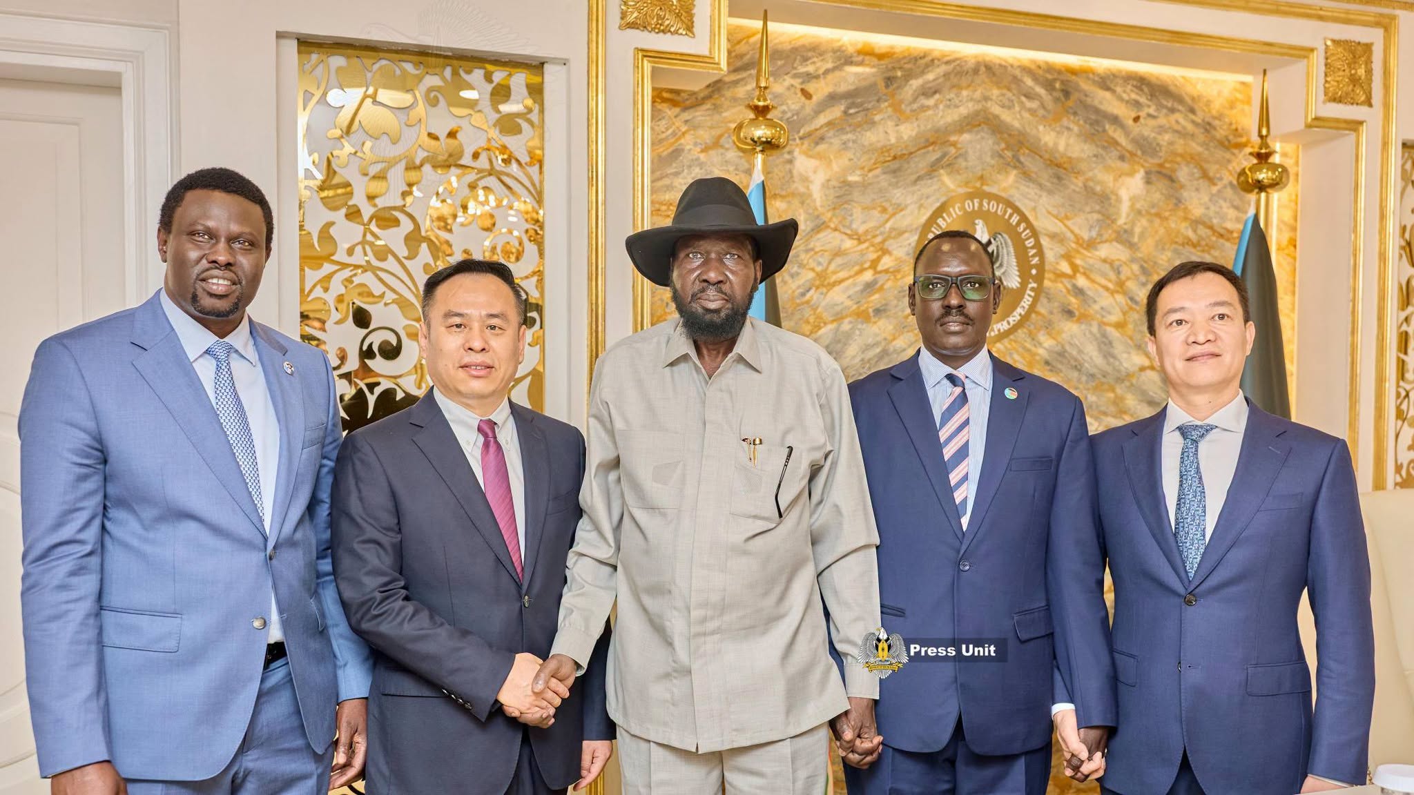 President of the Republic, H.E. Salva Kiir Mayardit, today received a briefing from the management of Dar Petroleum Operating Company