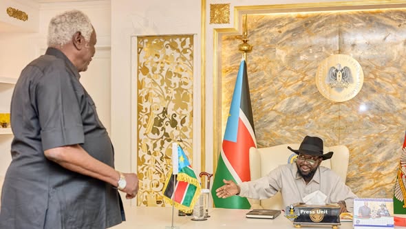 His Excellency President Salva Kiir Mayardit has received a comprehensive briefing from the Chairperson of the National Elections Commission (NEC), Pr