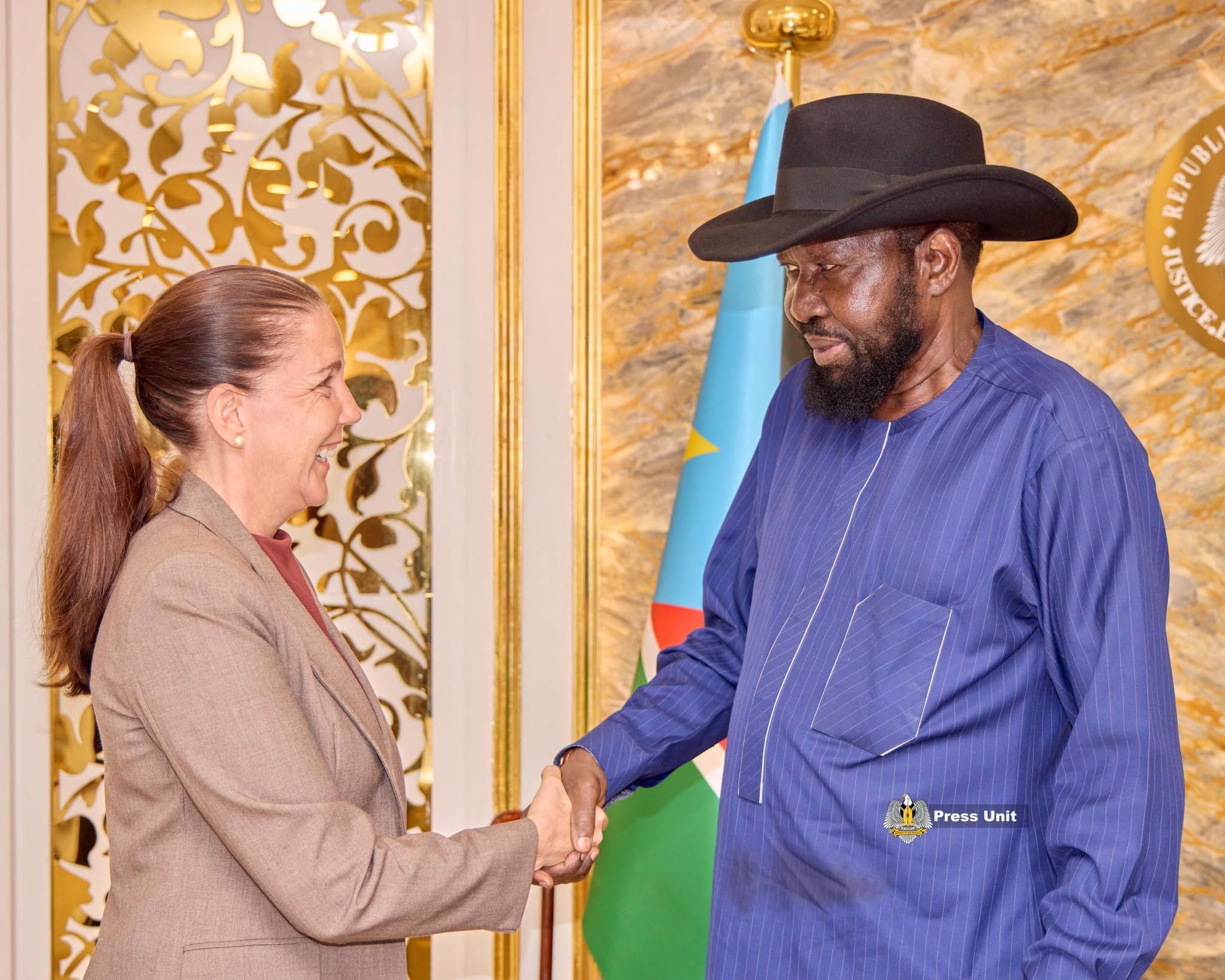 President Kiir Bids Farewell To Outgoing Canadian Ambassador