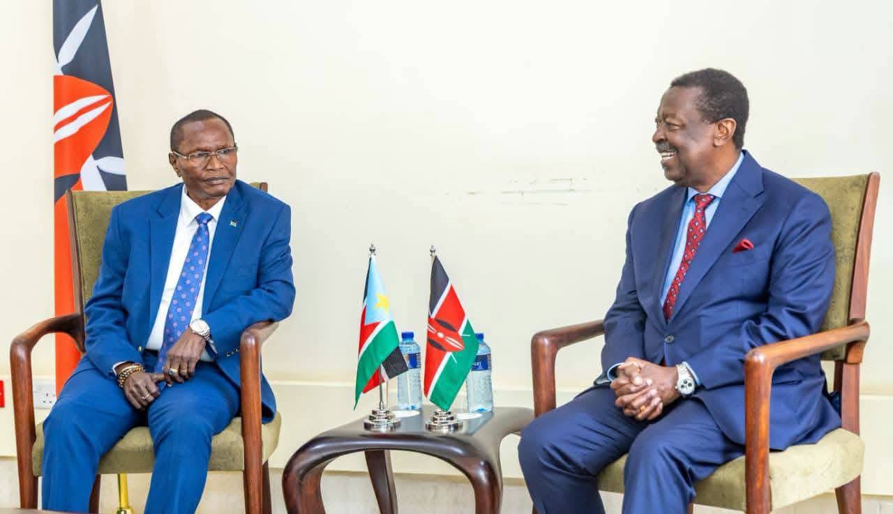 The Hon. Amb. Dr. James Pitia Morgan, Minister of Foreign Affairs and International Cooperation, accompanied by the Chargé d'Affaires a.i., Ambassador