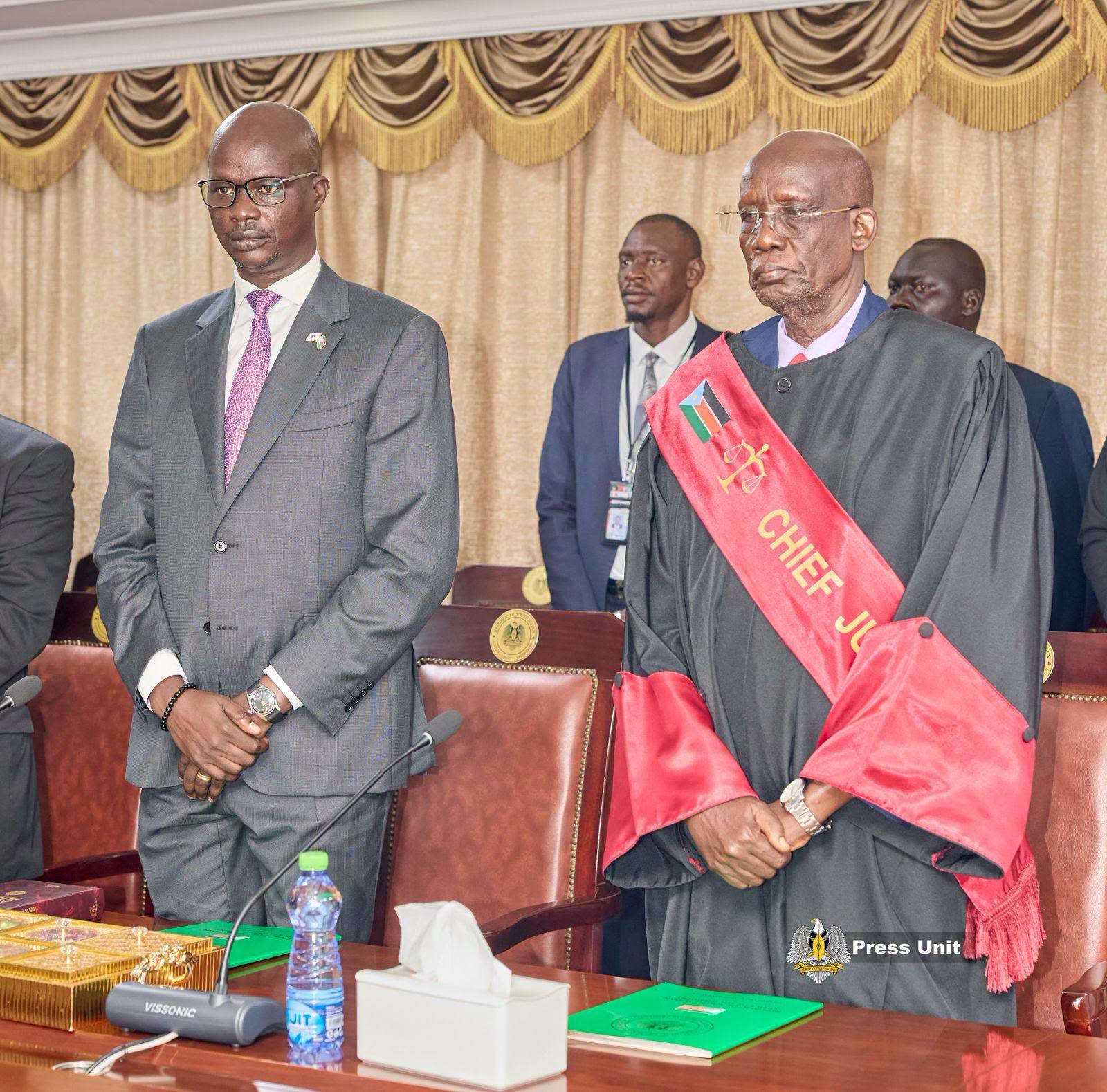President Kiir Warns Of Tough Action As He Swears In New Central Bank Governor