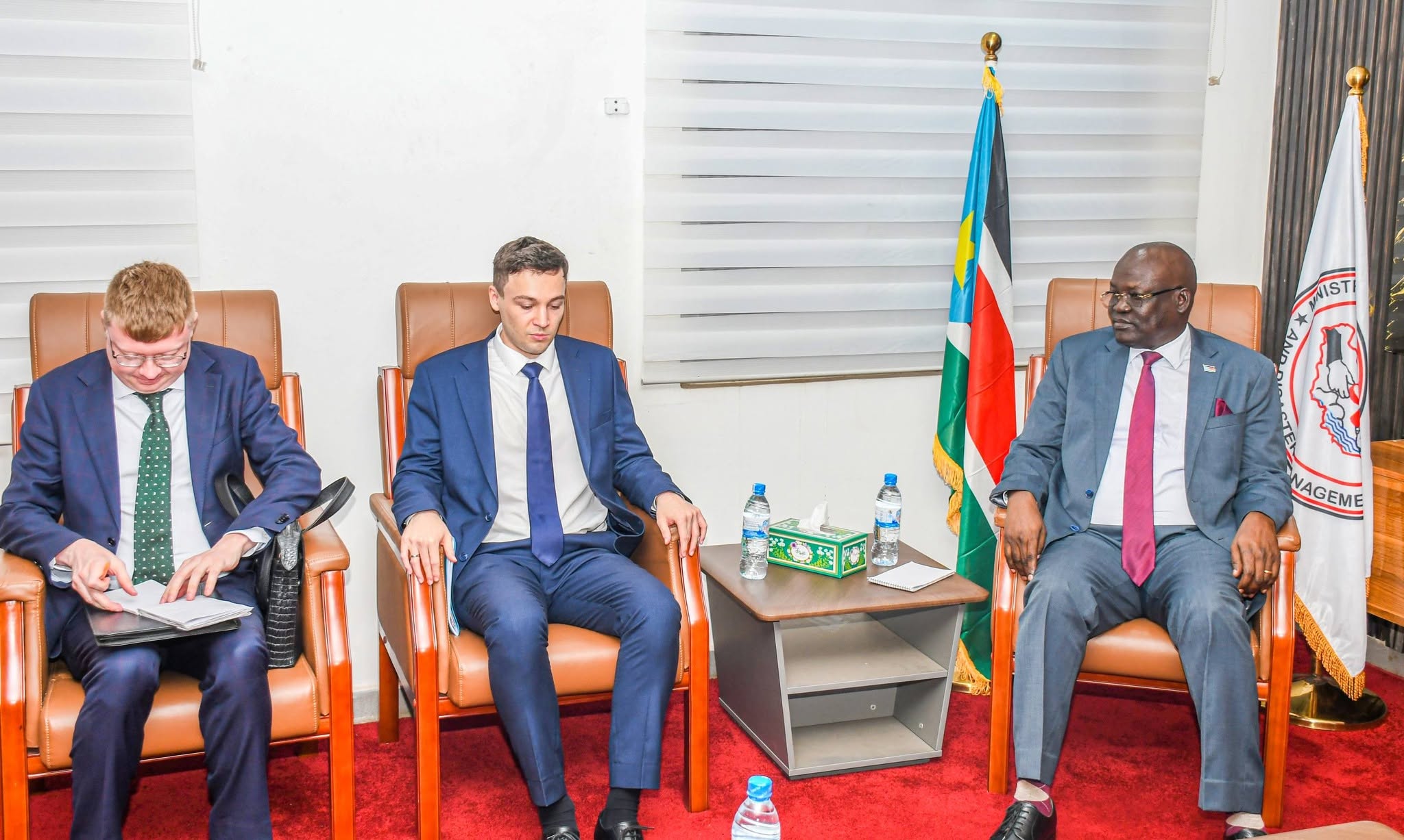 Minister Akol & Russian Federation Delegates Discuss Humanitarian Cooperation