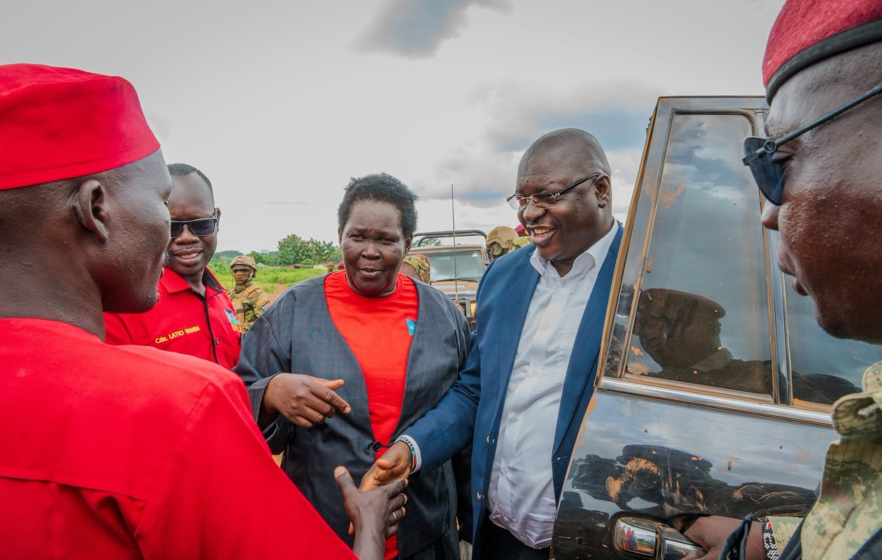 Governor Adil Arrives In Lainya County, Receives Warm Welcome From Residents