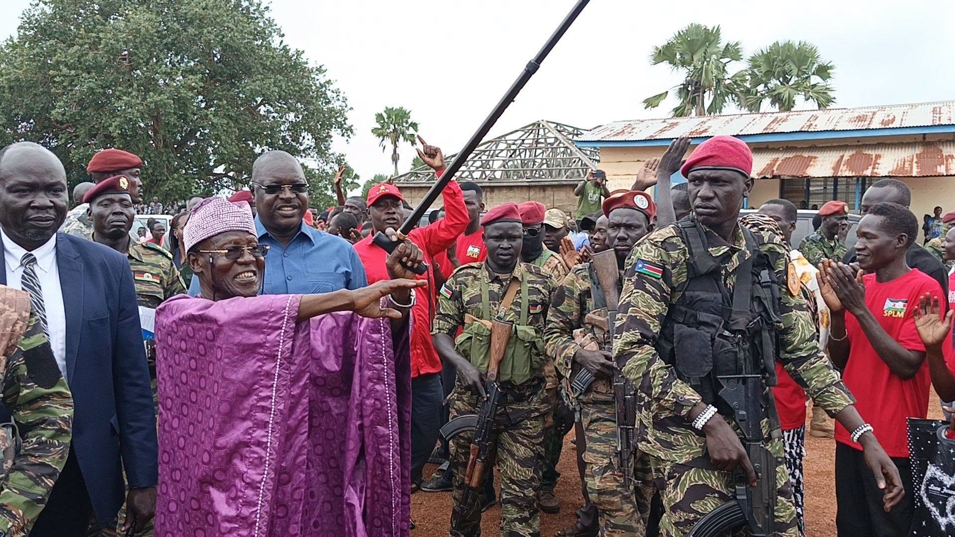 Vice President and Chairperson of Economic Cluster has joined Central Equatoria governor Emmanuel Adil Anthony in Yei where the two leaders are expect