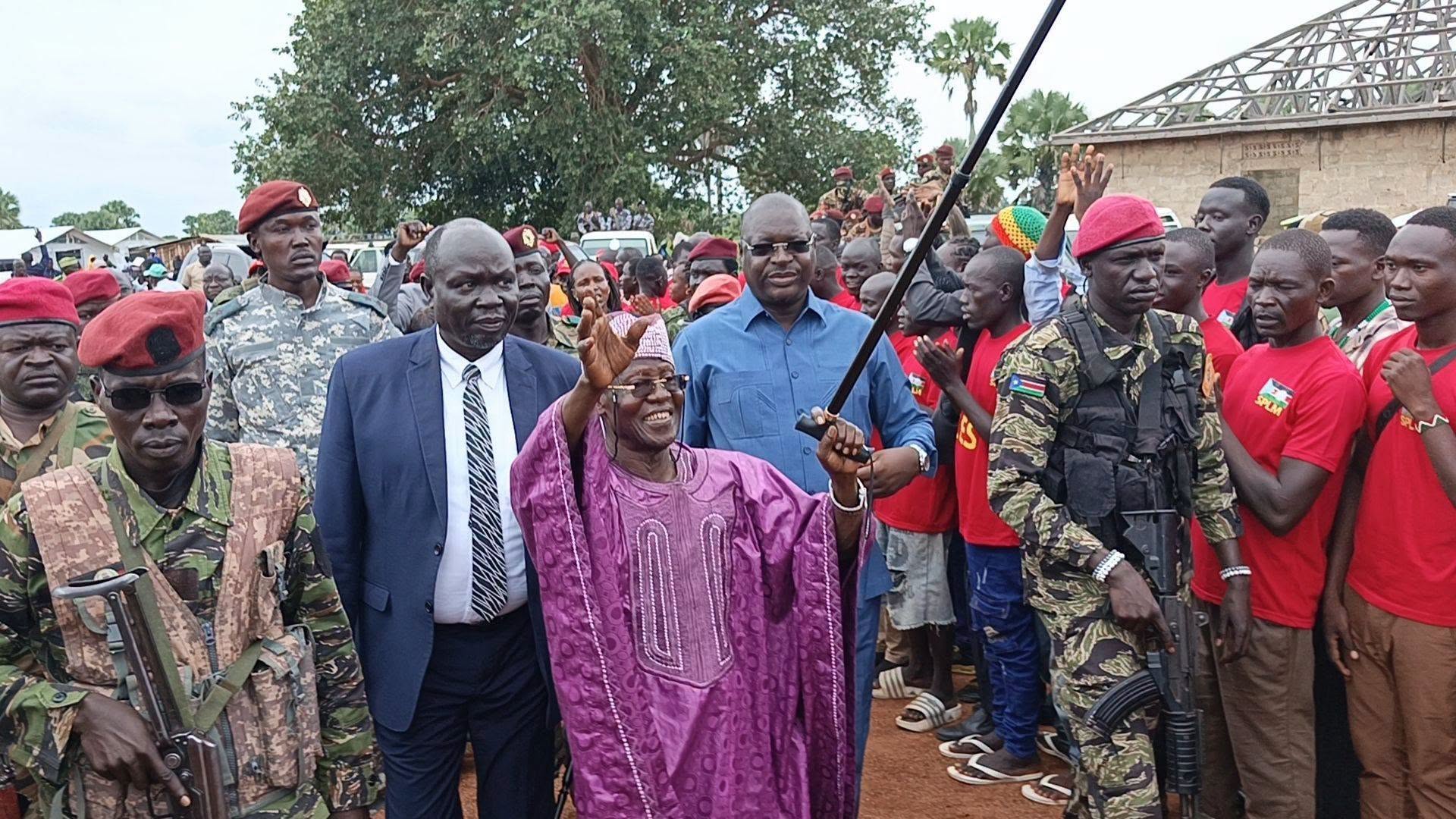 Vice President and Chairperson of Economic Cluster has joined Central Equatoria governor Emmanuel Adil Anthony in Yei where the two leaders are expect