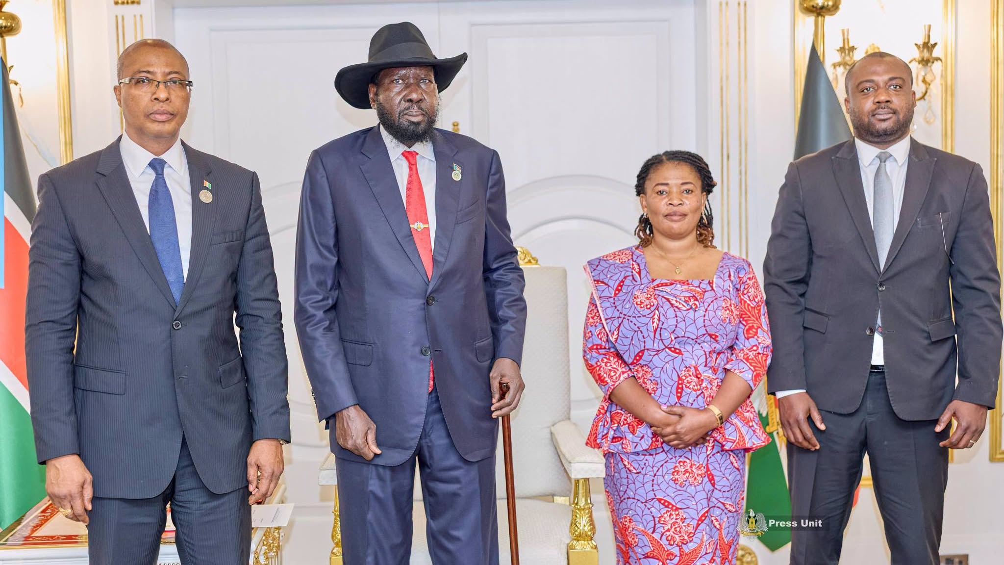 President Kiir Receives Credentials From Four New Ambassadors, Pledges Stronger Bilateral Cooperation
