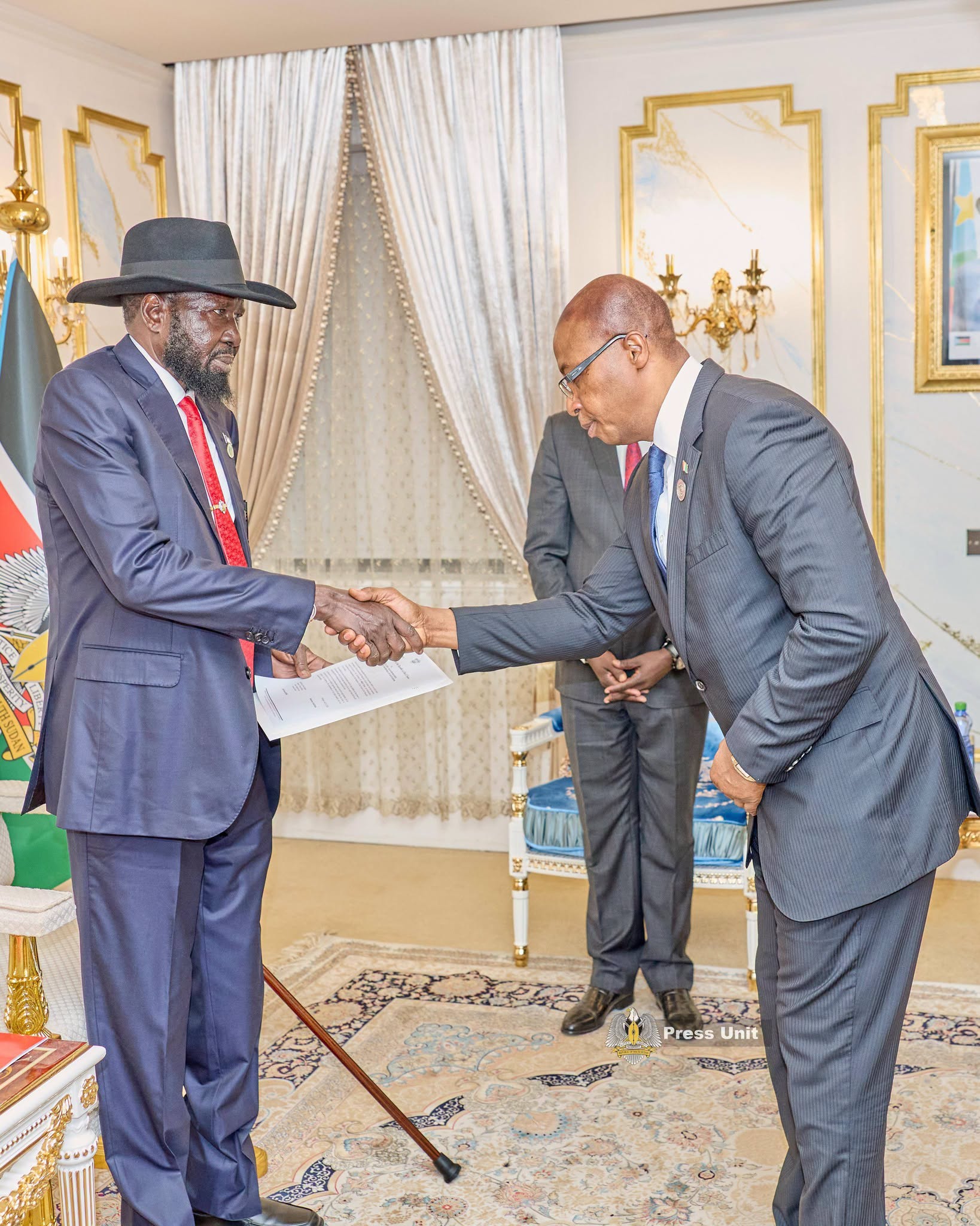 President Kiir Receives Credentials From Four New Ambassadors, Pledges Stronger Bilateral Cooperation