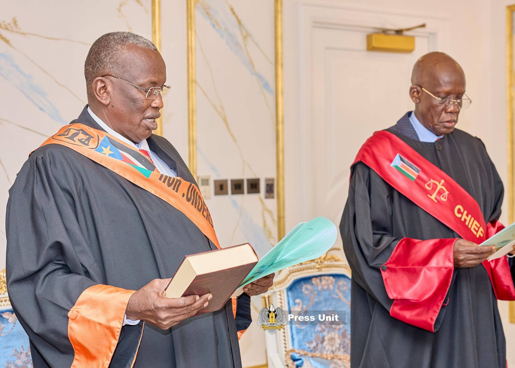 President Kiir swears in Dr. Moua Moti, tasks him with upholding the law and reforming justice ministry